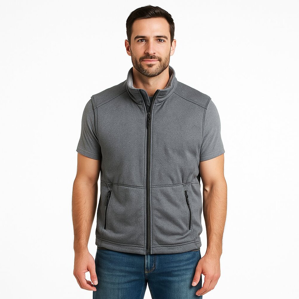 Oros Gray Sleeveless Vest XXL Lightweight Zip Techwear Outdoorcore Layer